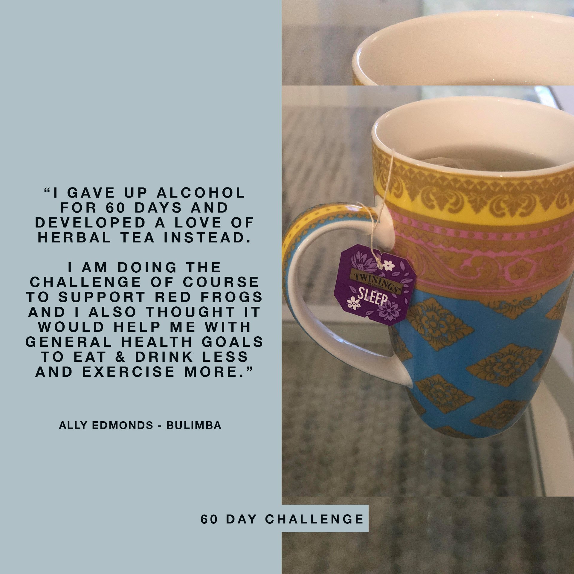 60 Day Challenge Pledge by Ally Edmonds