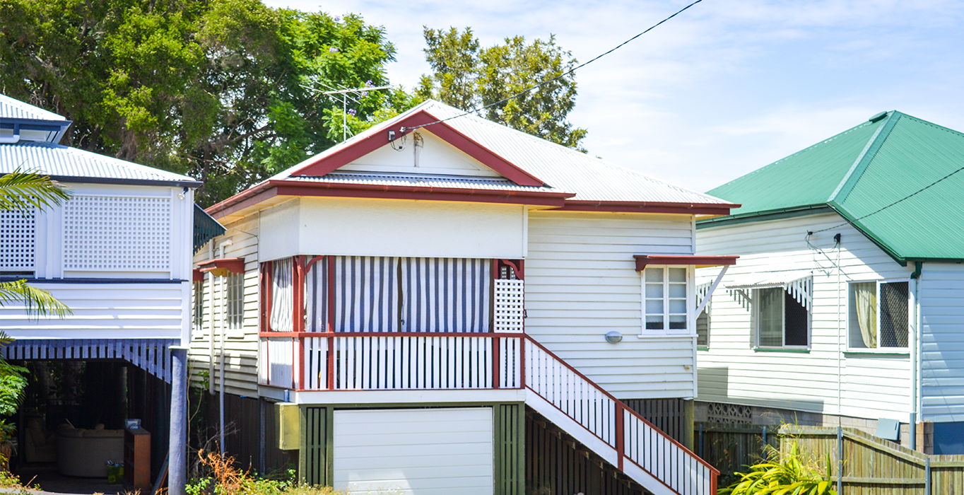 Queenslander style house in New Farm, Brisbane