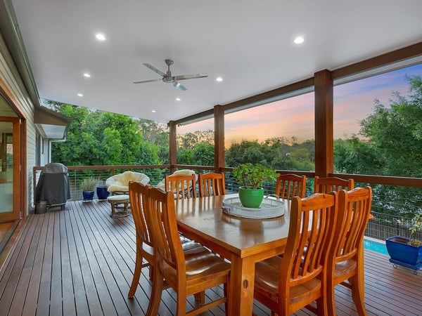 kenmore large deck with view