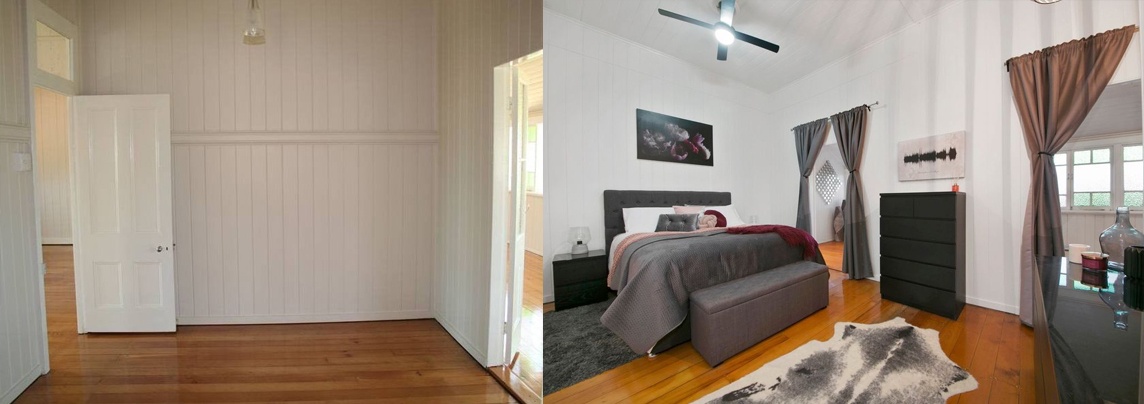 queenslander renovation master bedroom