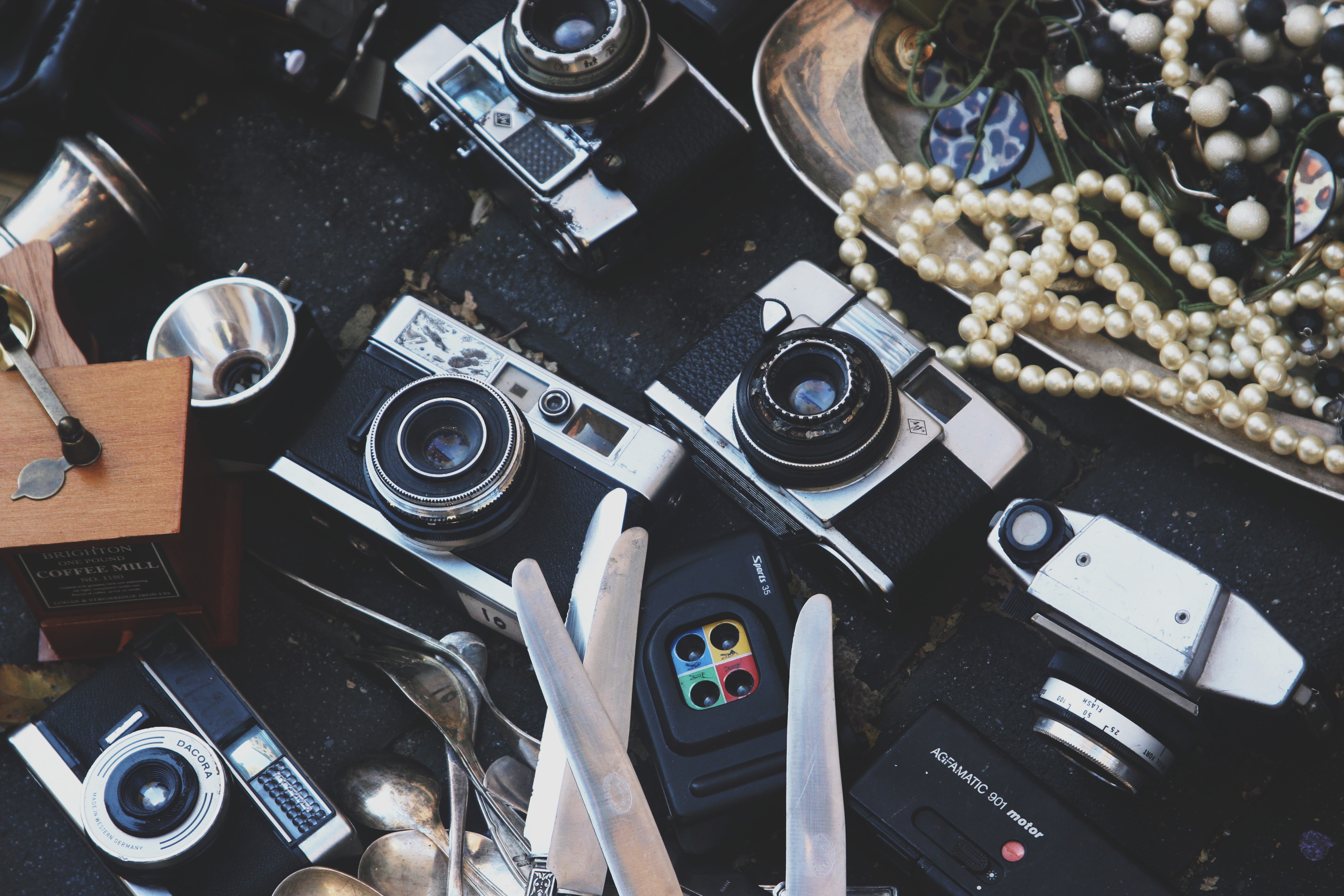 camera necklace antique items