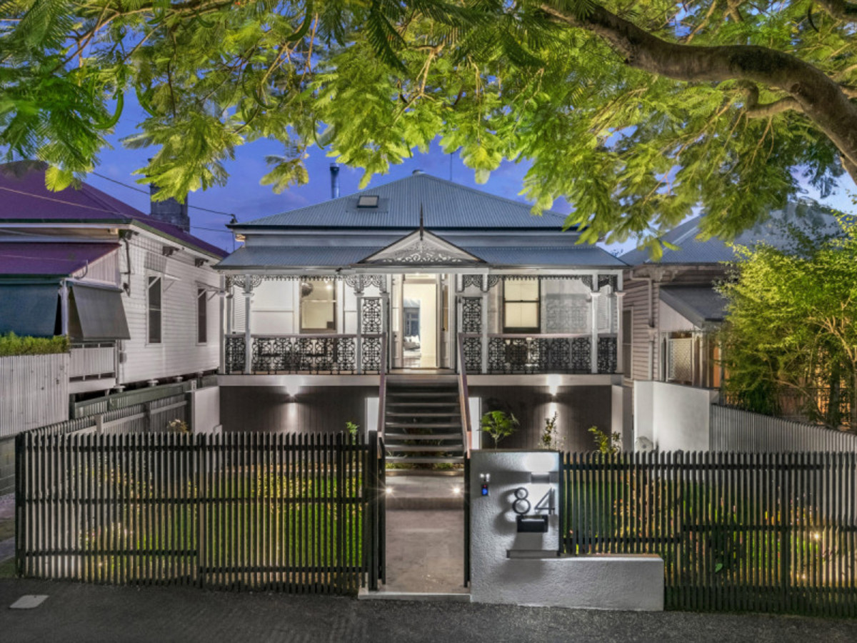 a house on a leafy street in New Farm