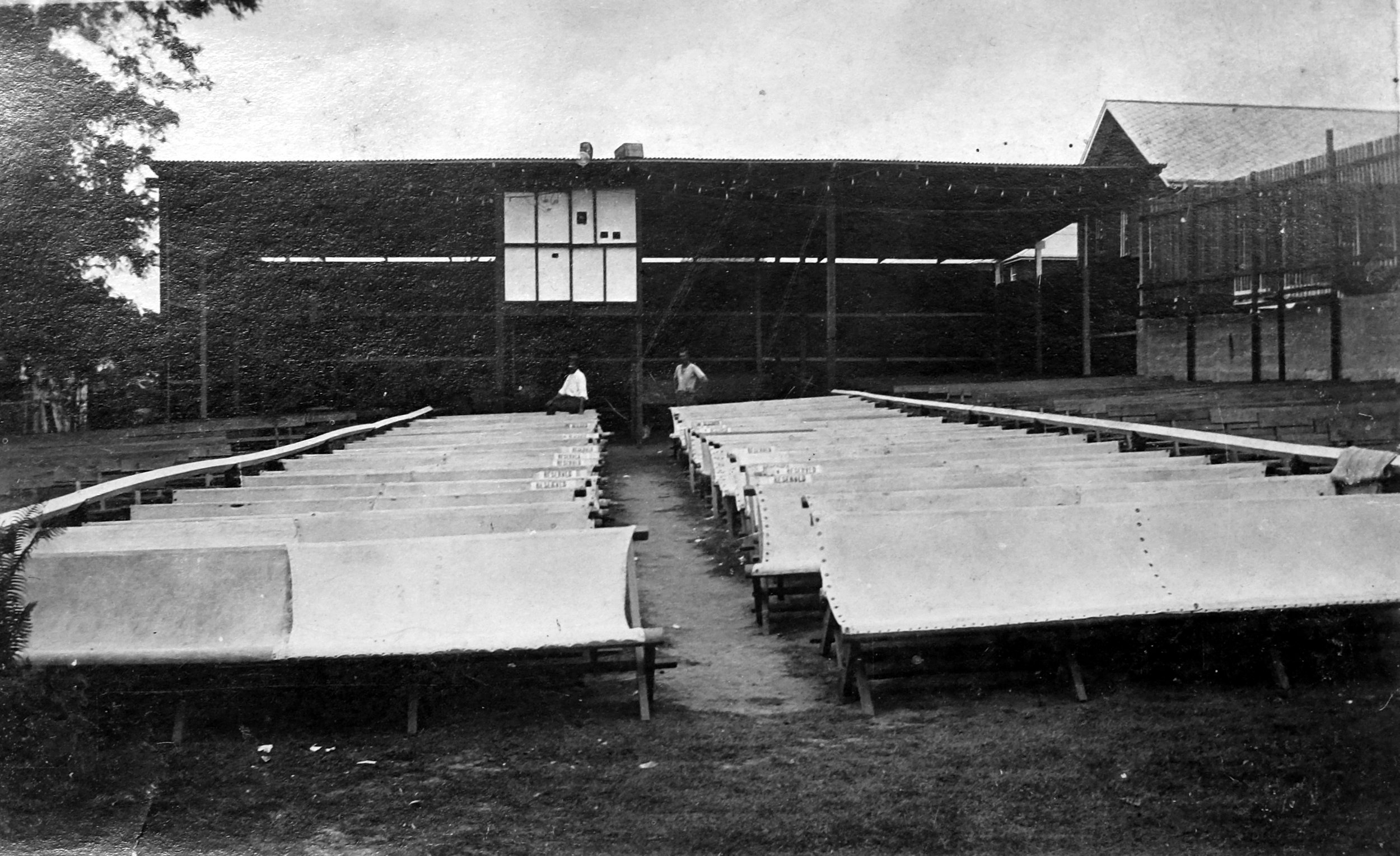  Cinema with seats in front of projection box | Image: Oxley-Chelmer History Group 