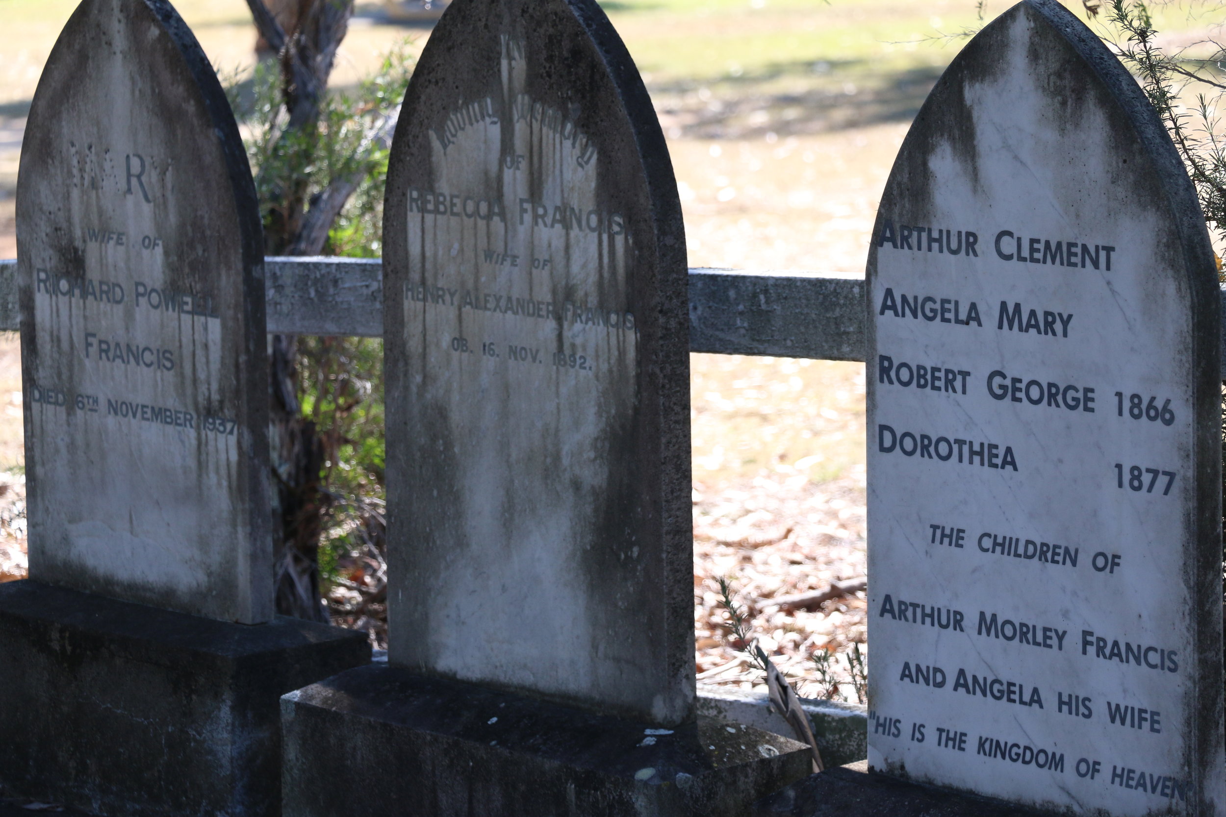  The family graves (Image: Supplied) 