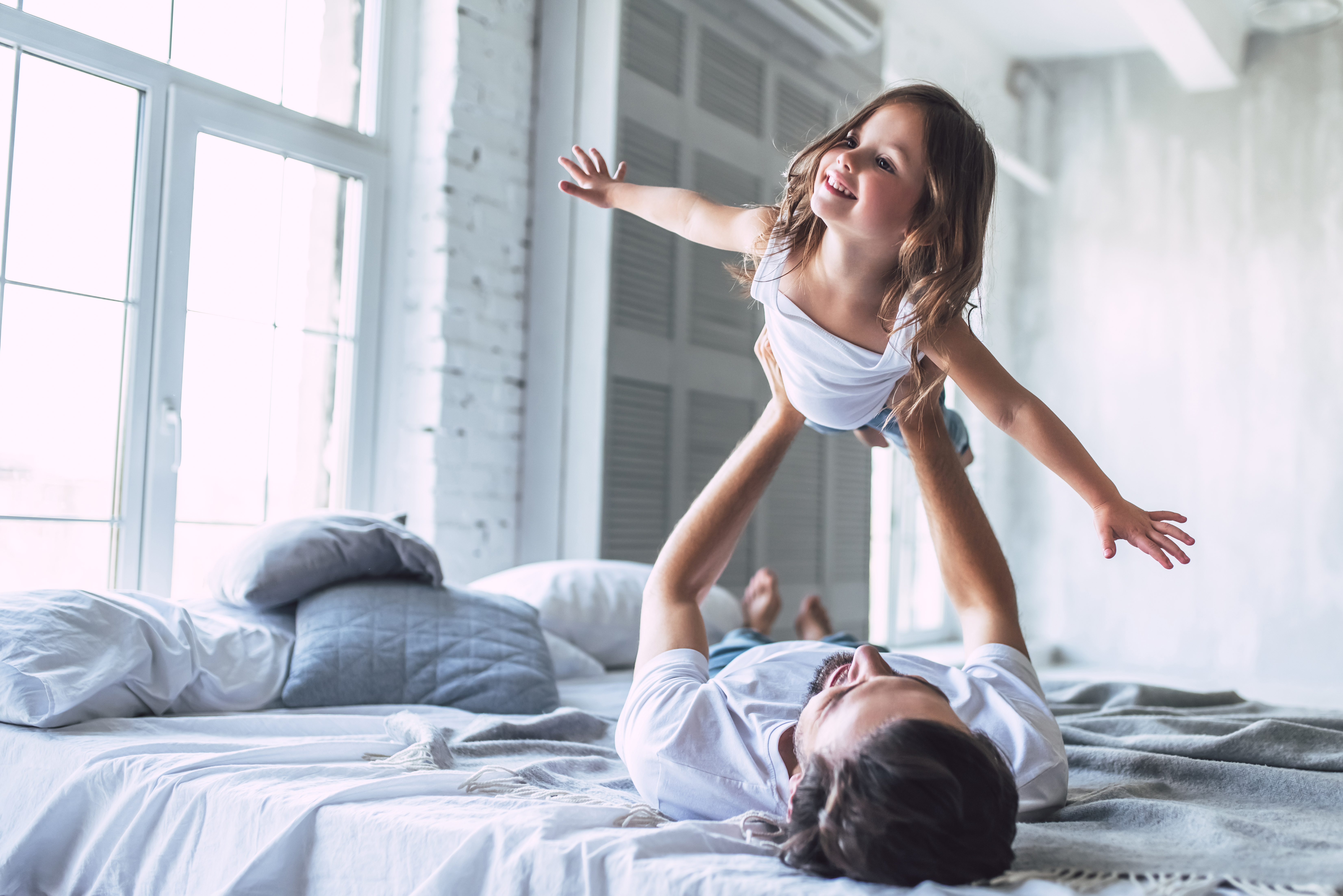 parent playing with child